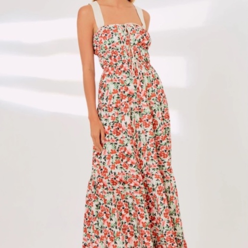 Finders Keepers Ivory Blooma Maxi Dress
